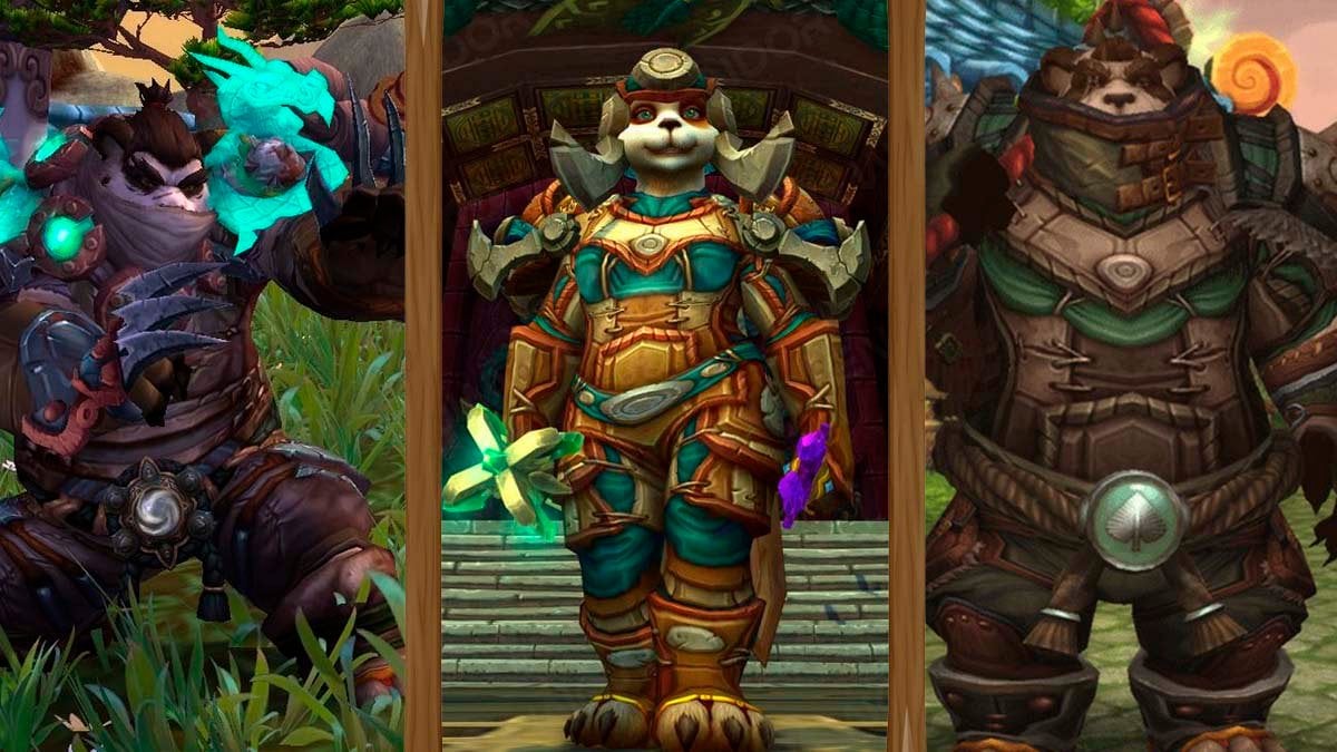 3 Monk specs in Mists of Pandaria Cassic.