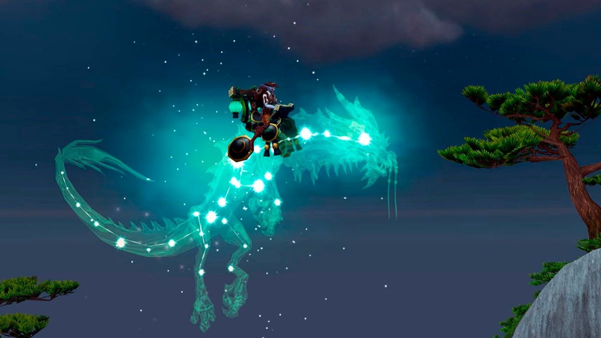 Shaohao’s Sage Serpent mount in WoW The War Within.