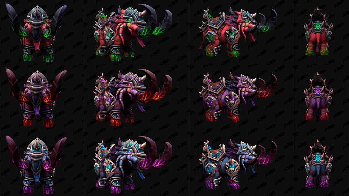 Fel Elekks mounts in TWW Patch 11.2.