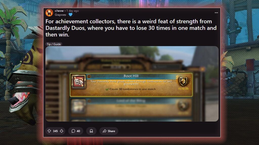 How to unlock Dastardly Duos secret achievement - TWW 11.1.5