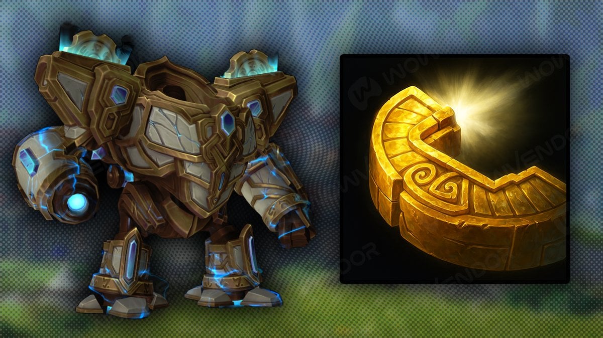 Titan Disc Shards requirements for The War Within patch 11.1.7 mount OC91-Chariot.