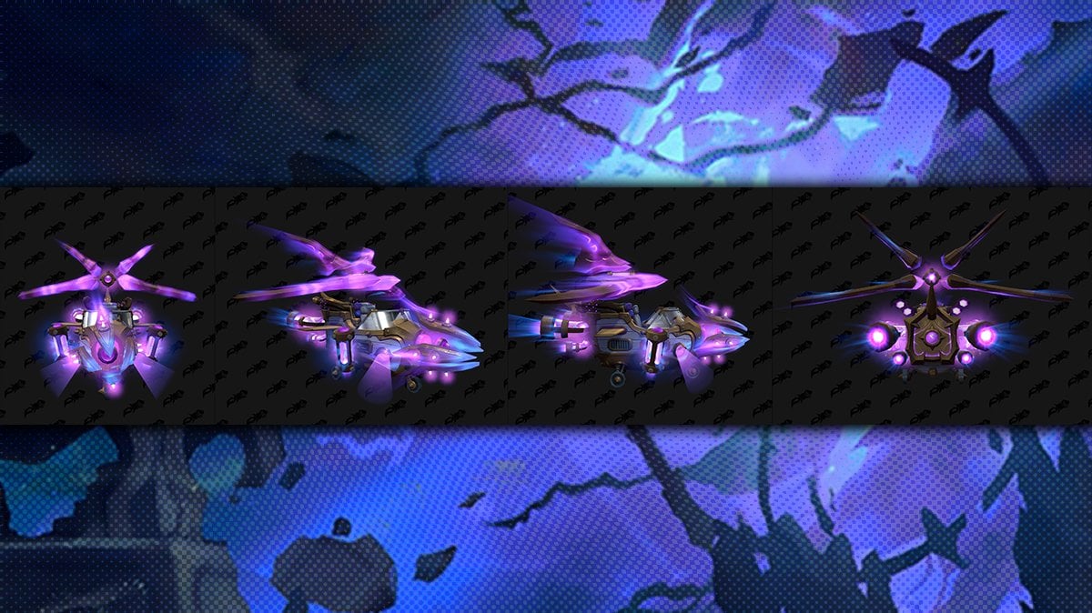 Delver's Mana-Skimmer Schematic: Hyperdrive mode, in-game model.