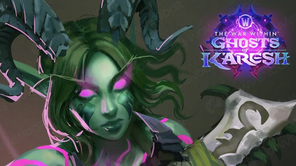 The War Within patch 11.2 Void Demon Hunter potential preview, with Ghosts of K'aresh.