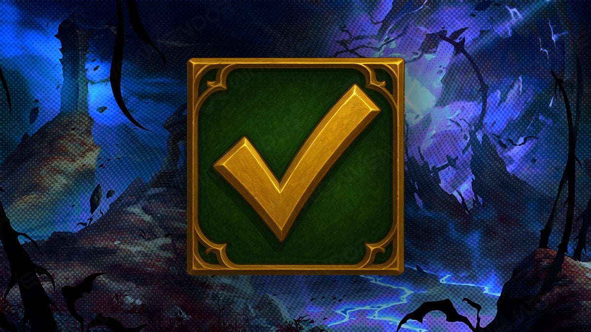 A checkmark for The War Within Season 3 activities.