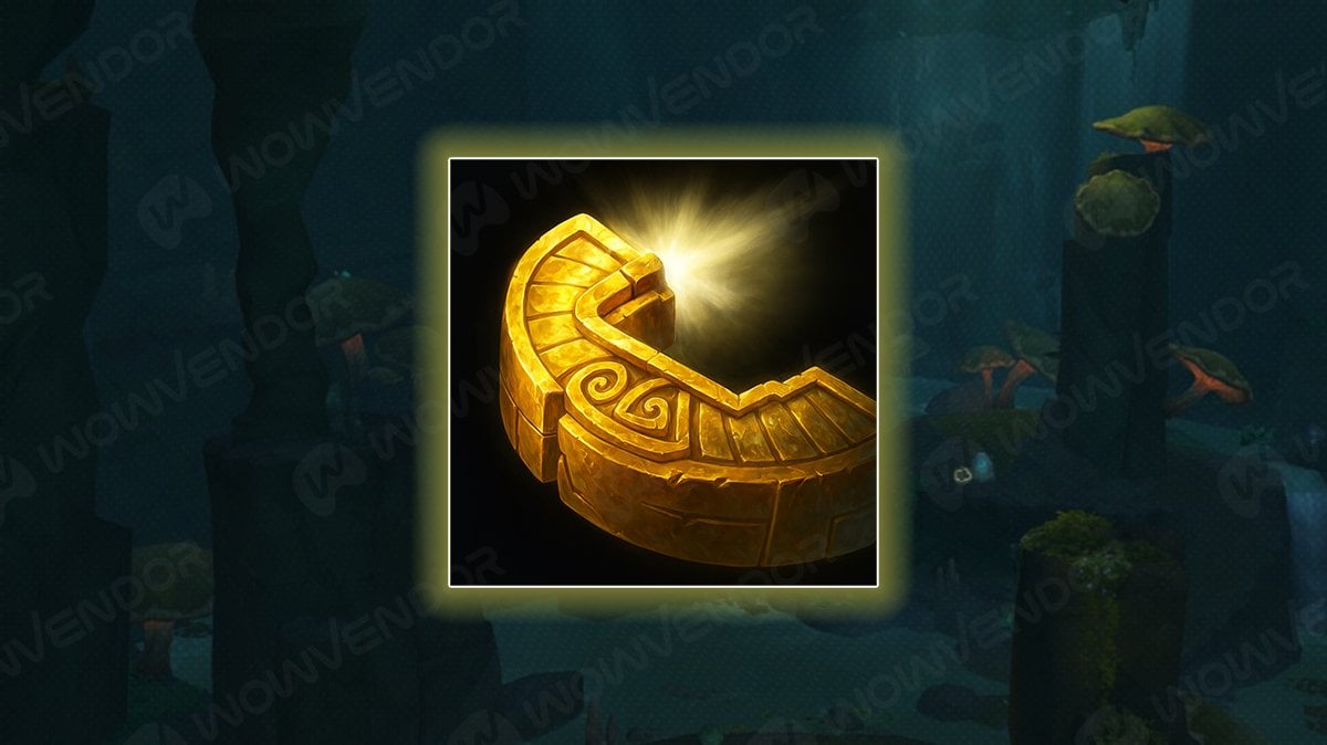 Titan Disc Shard on top of Fungal Folly screenshot.