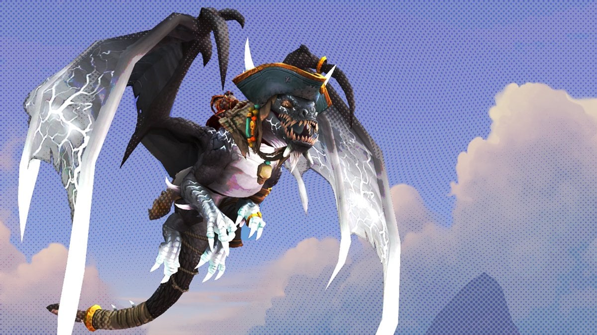 Turbulent TImeways 3 featured mount: Chrono Corsair skyriding mount.