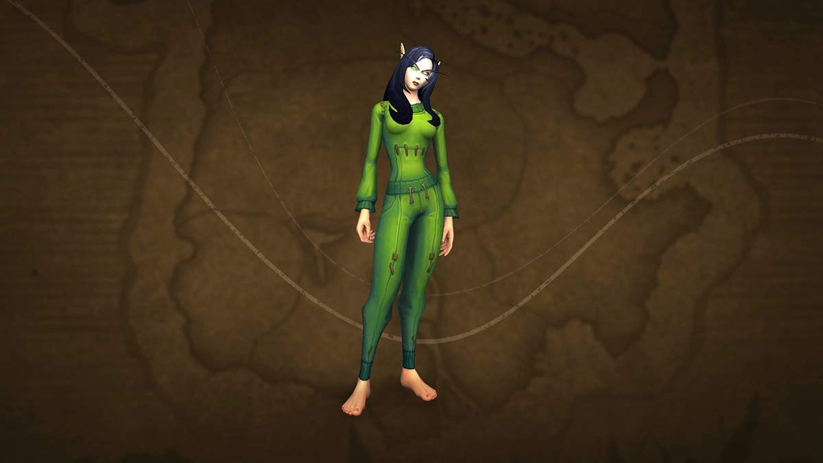 Green outfit in Trading Post July 2025.