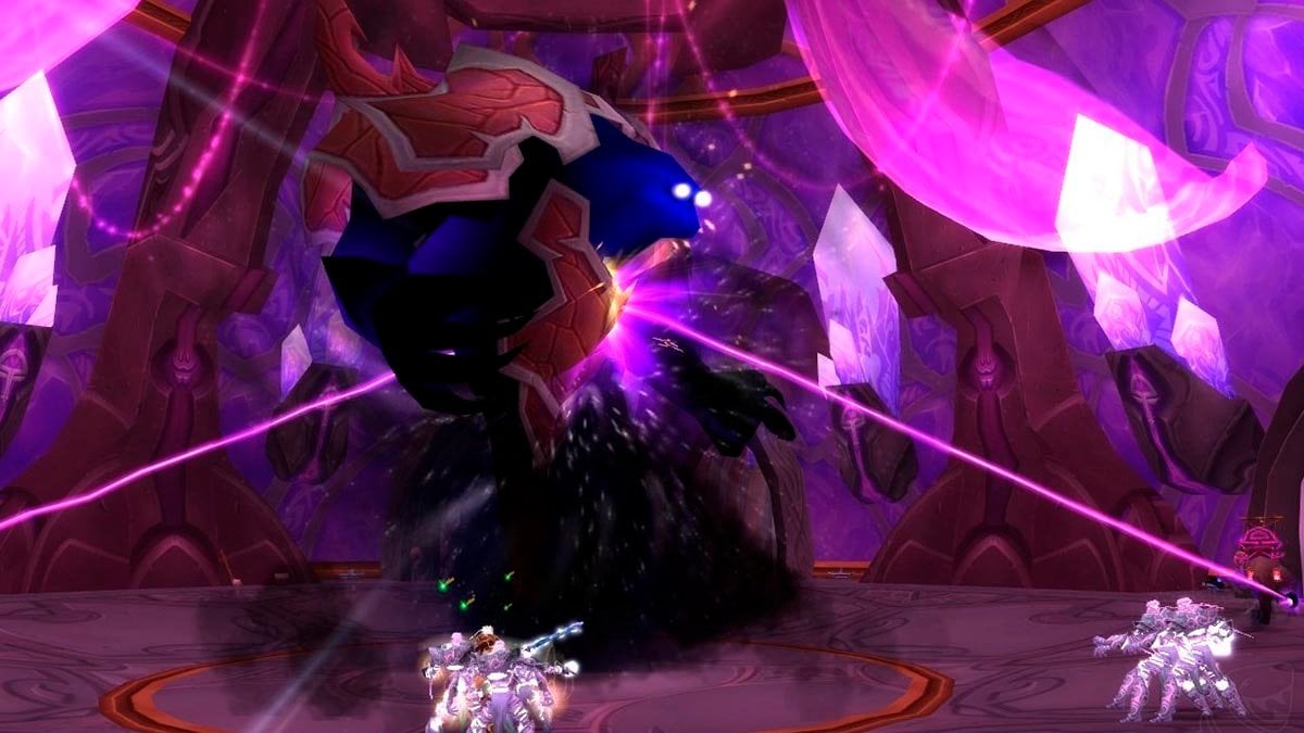 Fight with Void Lord Dimensius in The Burning Crusade.