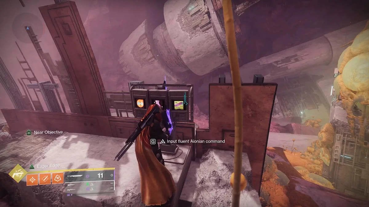 Graviton Spike questline Aionian command.
