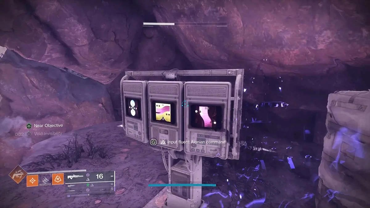 Graviton Spike questline objective.