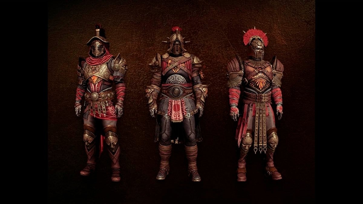 Edge of Fate Eververse red armor set.