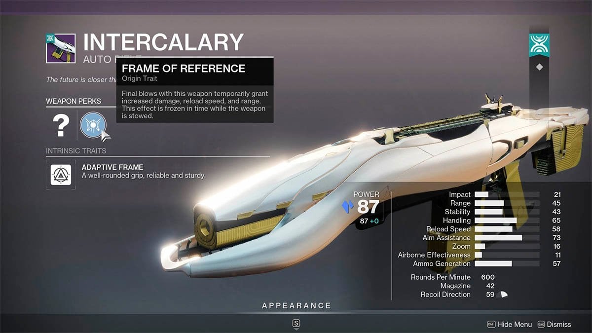 Intercalary weapon from Desert Perpetual raid.