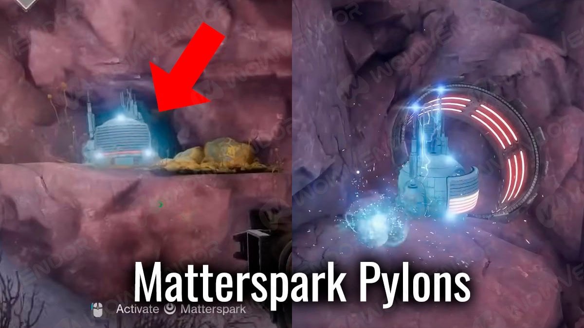 Matterspark Pylons in Edge of Fate.