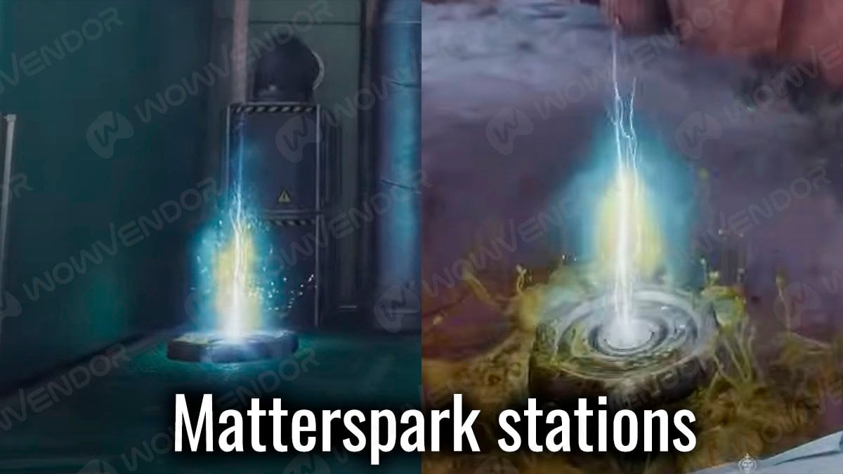 Matterspark stations in Edge of Fate.