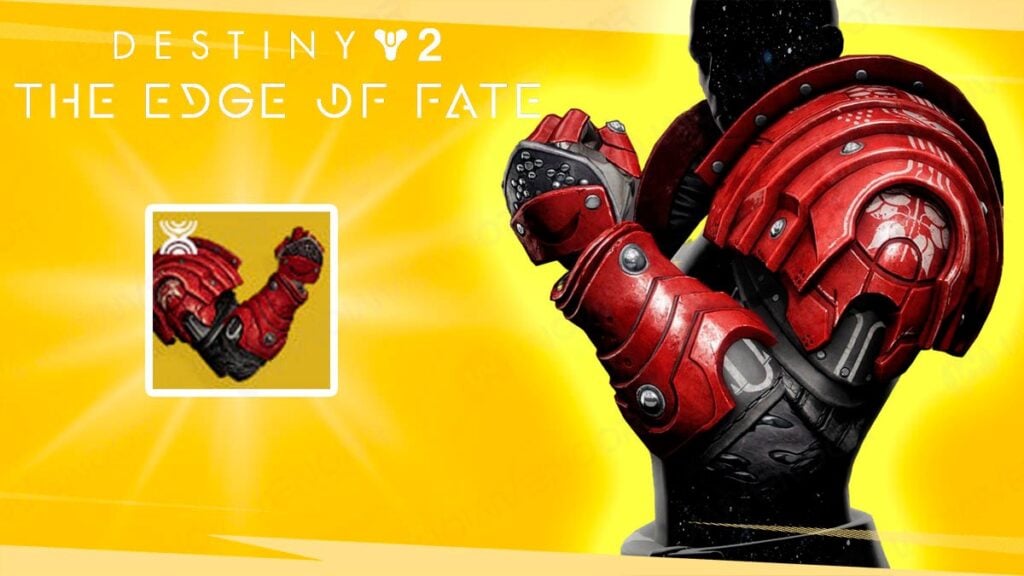Melas Panoplia Exotic Gauntlets in Destiny 2 Edge of Fate guide.