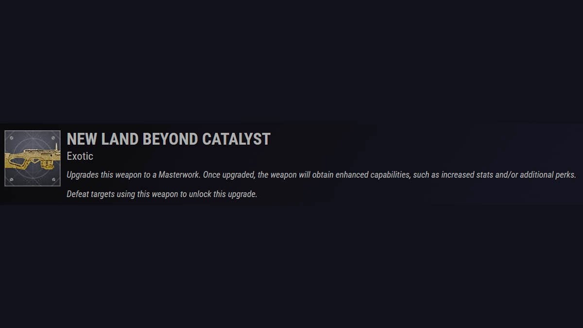 Top Tier Mastery Catalyst for New Land Beyond.