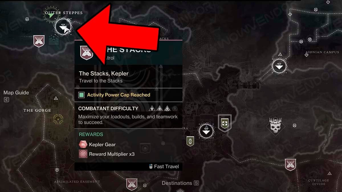 Rapid Hit Graviton Spike map