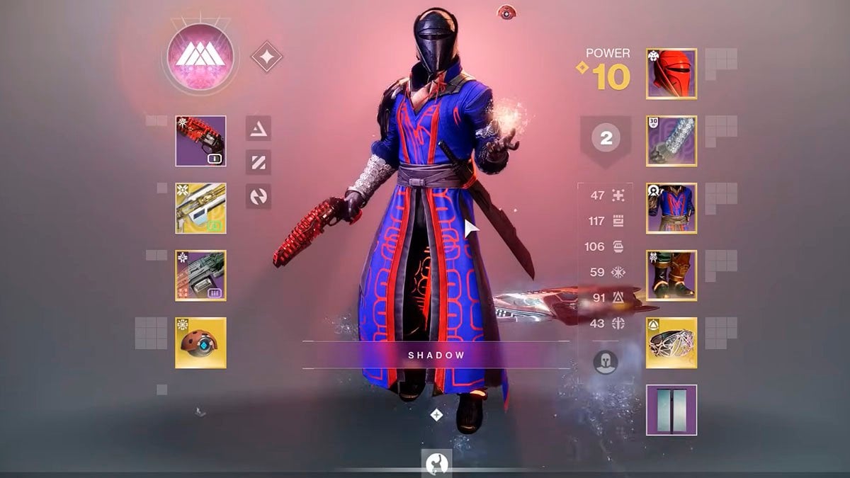 Prismatic Warlock gear for Edge of Fate campaign.