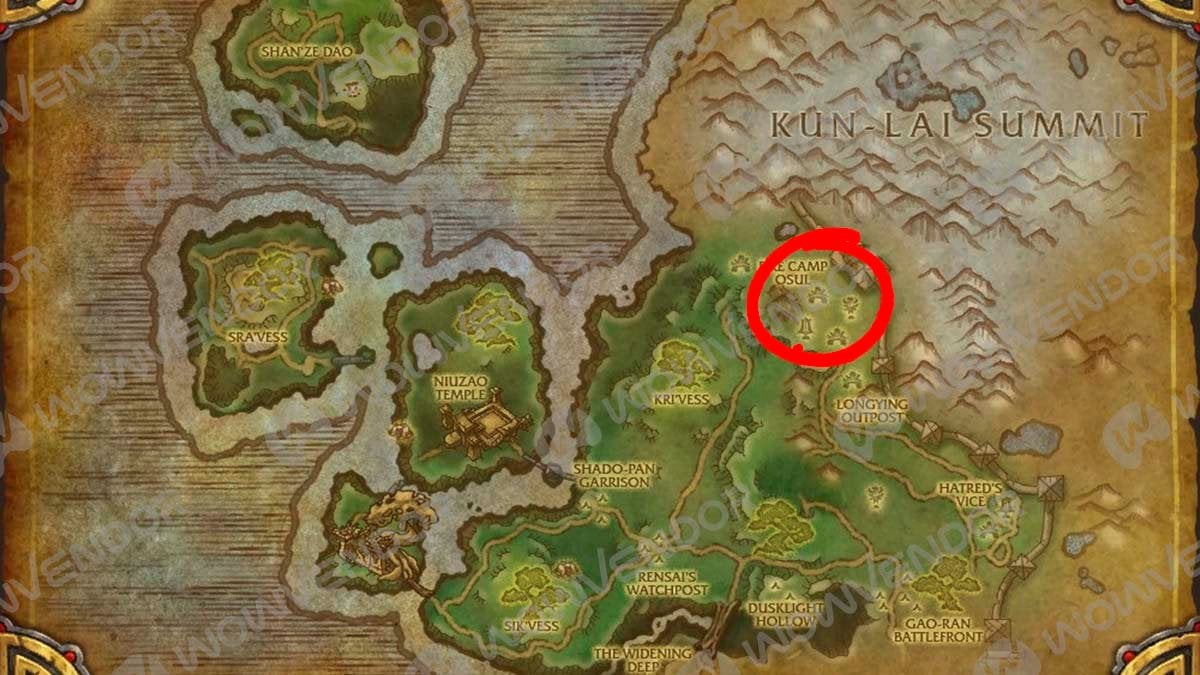 MoP Gold farm spot: Fire Camp Osul