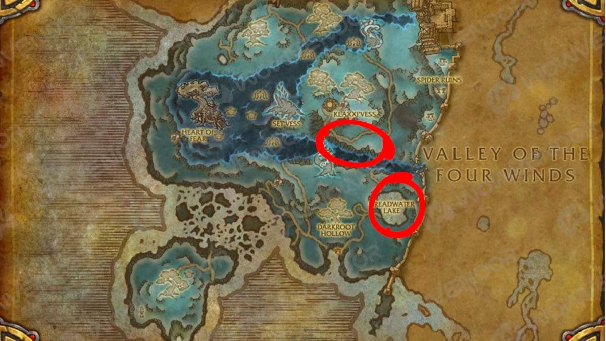 MoP Classic Skin map location.