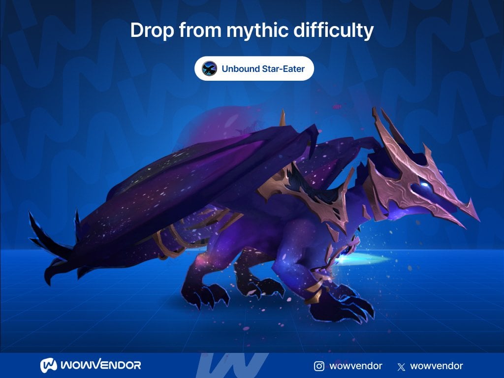 Mythic Difficulty Dimensius mount - Unbound Star Eater