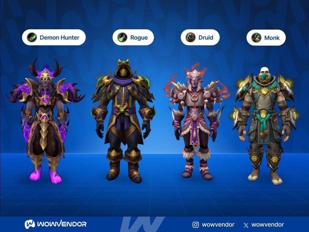 Manaforge Omega Mythic leather Tier Sets