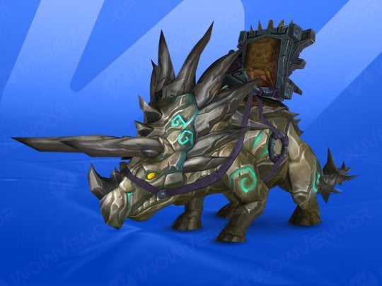 Pandaria Classic Reins of the Amber Primordial Direhorn Boost