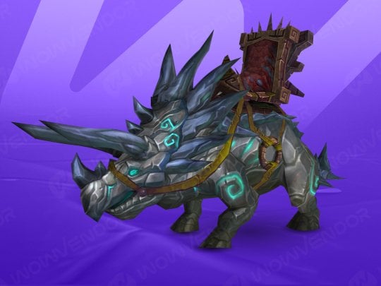 Pandaria Classic Reins of the Slate Primordial Direhorn Boost