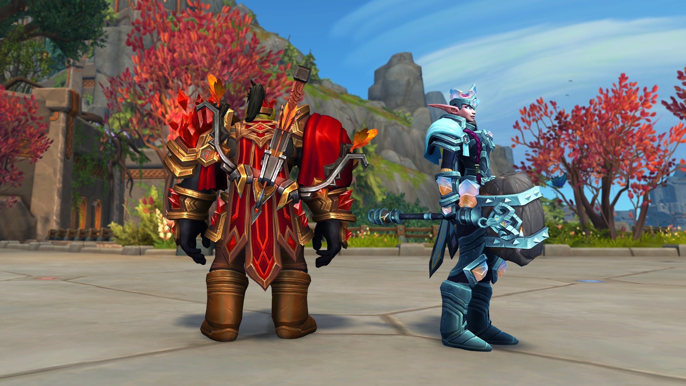 September Trading post Weapon transmogs showcase.