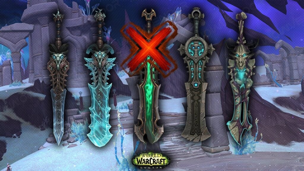 Legion Remix no Mage Tower Artifact weapon appearance showcase.
