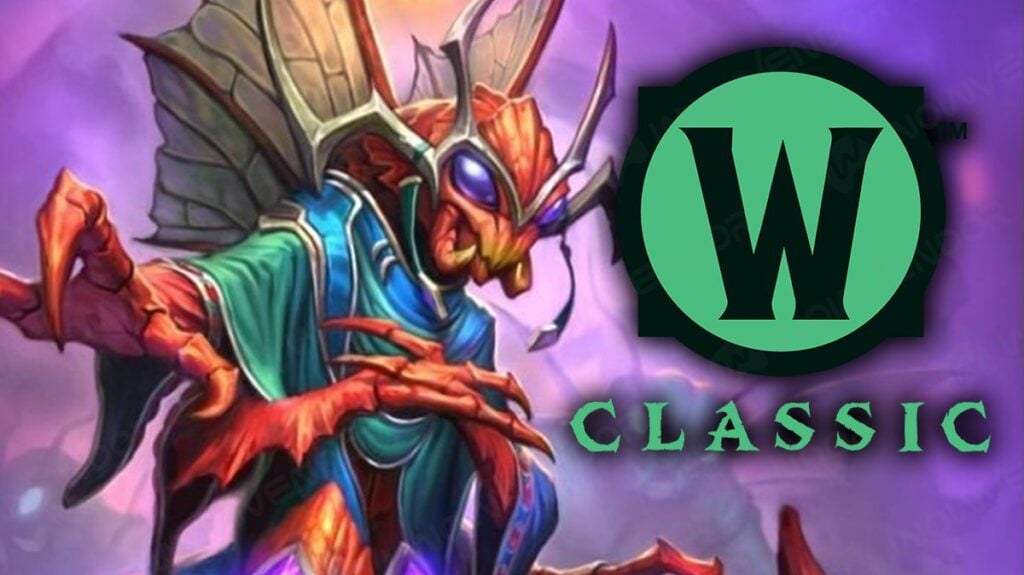 MoP Classic Heart of Fear raid boss with a MoP Classic logo,