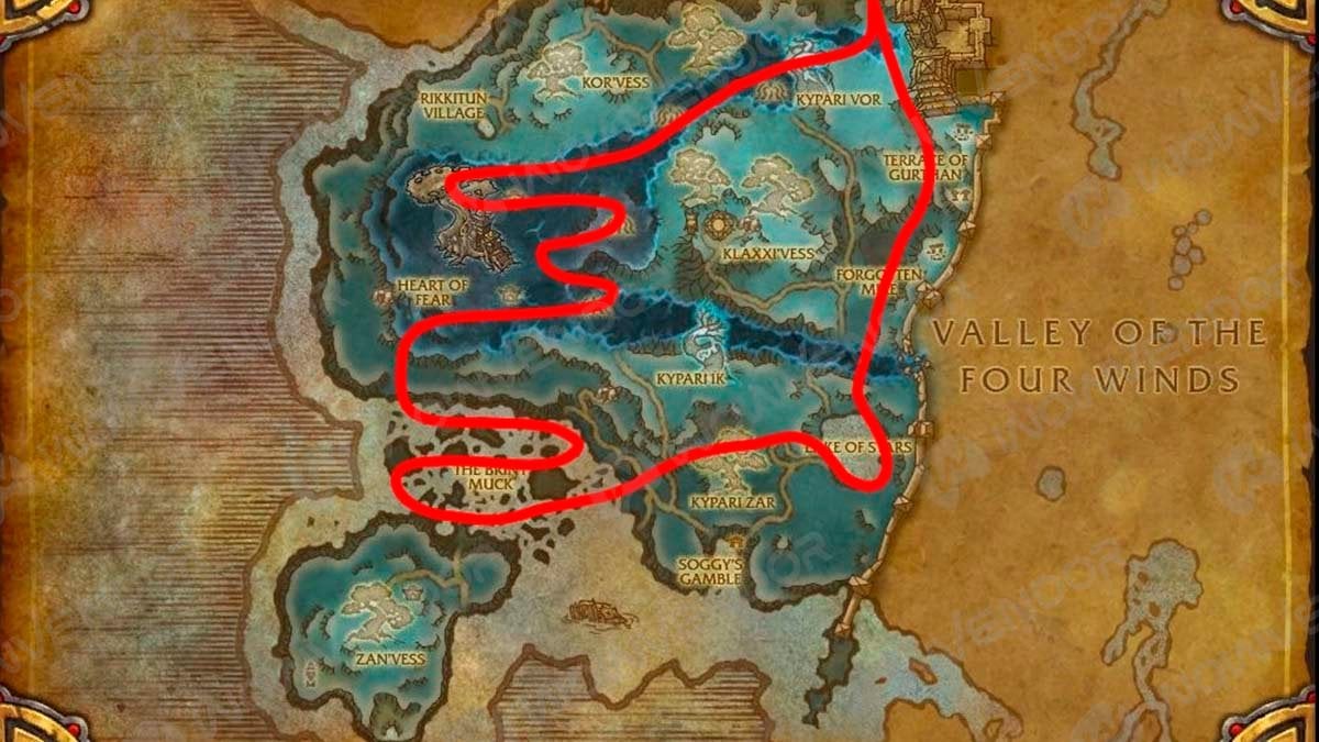 MoP Classic Herbalism routes.