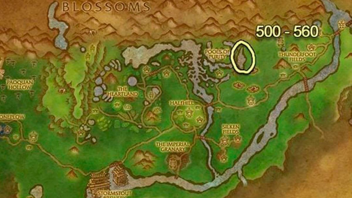 Valley of the Four Winds route for 