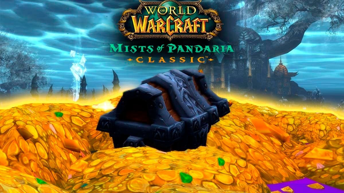 Piles of gold in MoP Classic.