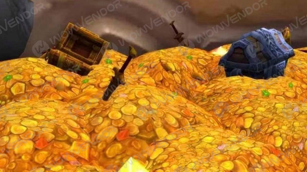 Mists of Pandaria gold pile.