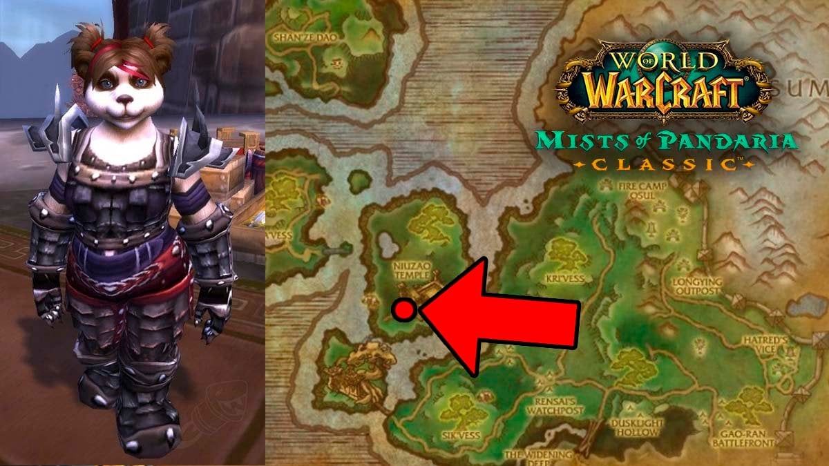 Valor Quartermaster location in MoP Classic.