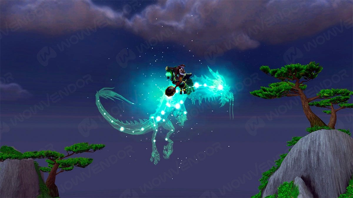 Shaohao's Sage Serpent flying mount.