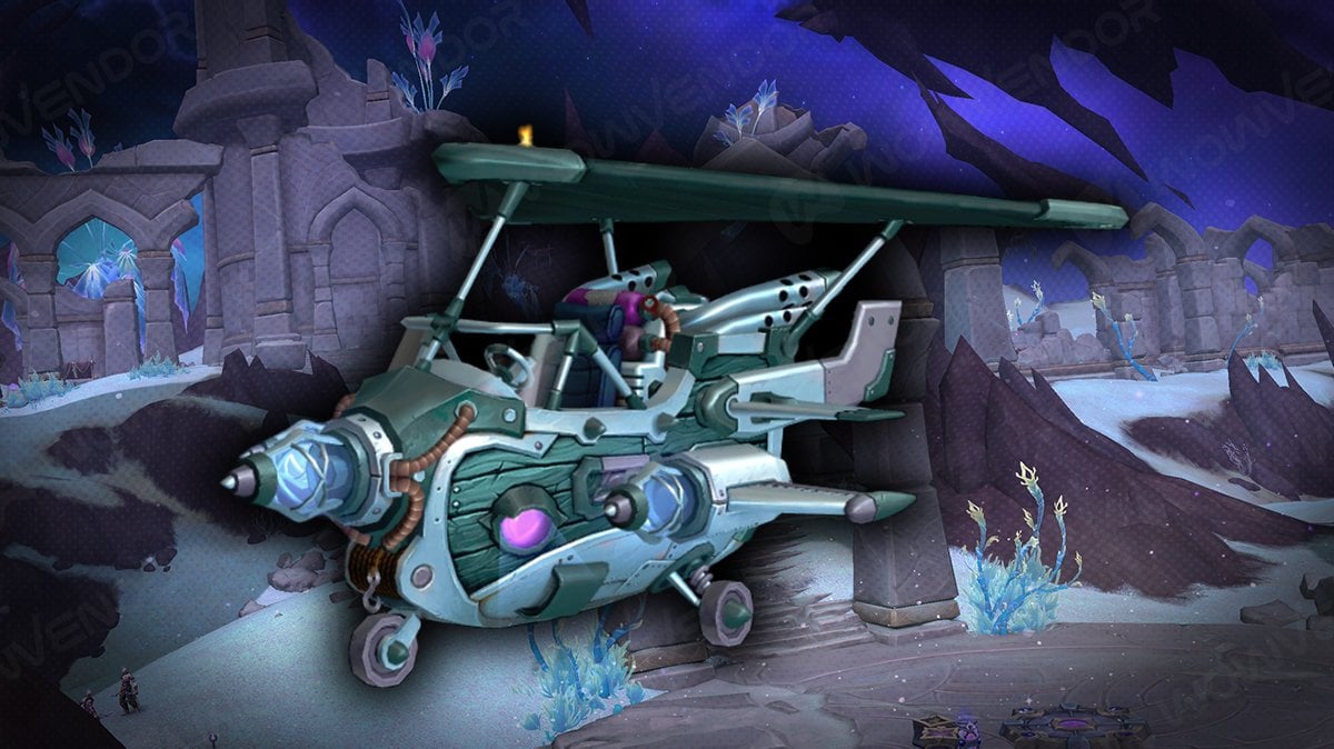 The War Within Season 3 Delver's Mana-Skimmer mount model.
