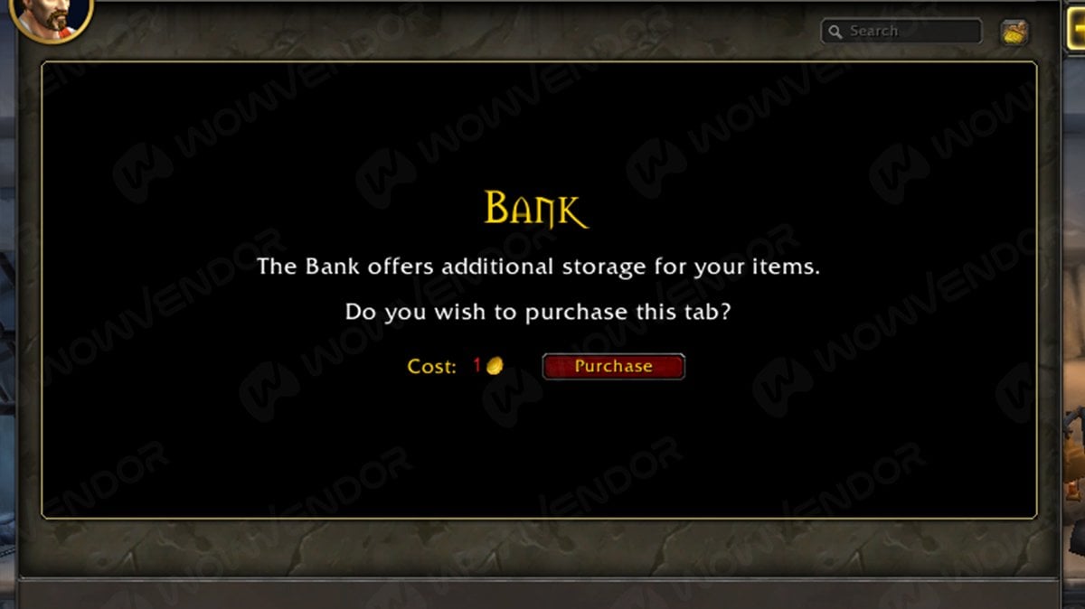 TWW patch 11.2 new Bank system interface