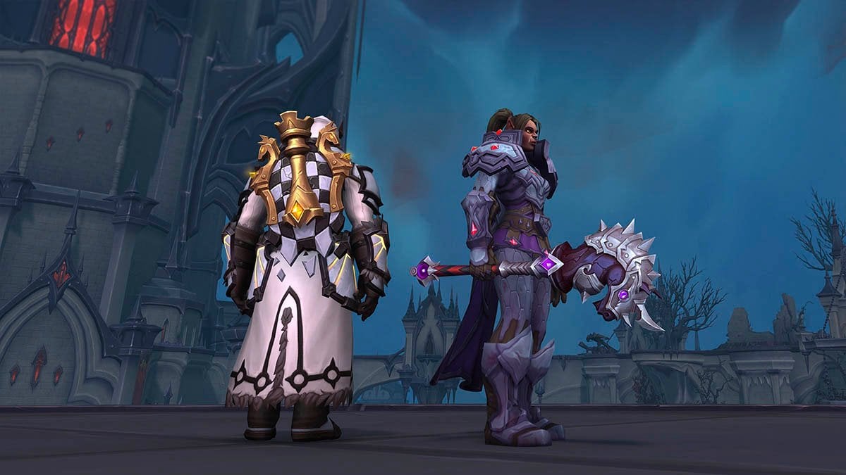 Weapon transmogs available in the Trading Post August 2025