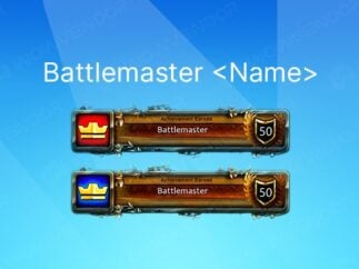 Buy WoW Battlemaster title boosting