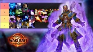 The DPS tierlist with hidden rankings in WoW Season 3 after 4 weeks.