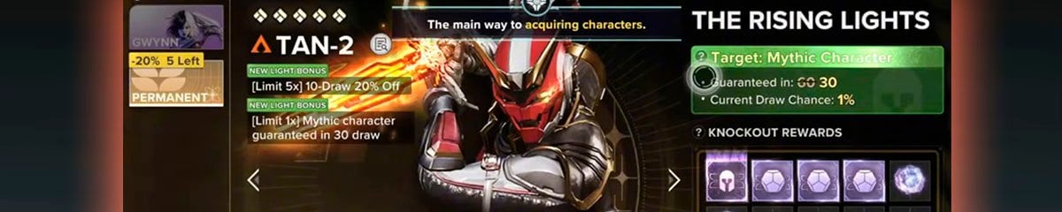 Destiny Rising TAN-2.