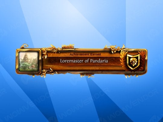 Buy MoP Classic Loremaster of Pandaria Achievement boosting