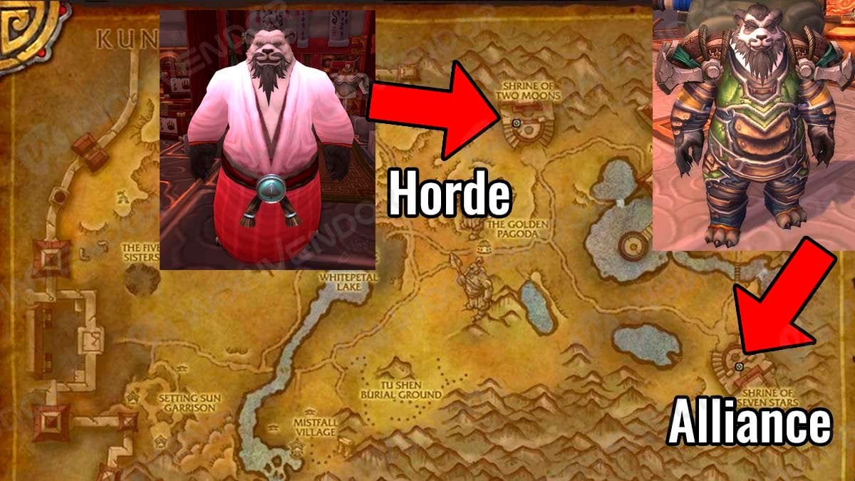 Challenge Mode Daily quest NPCs in Pandaria Classic.
