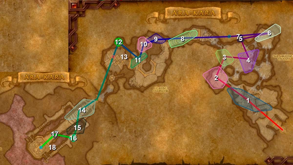 Ara-Kara M+ route War Within.