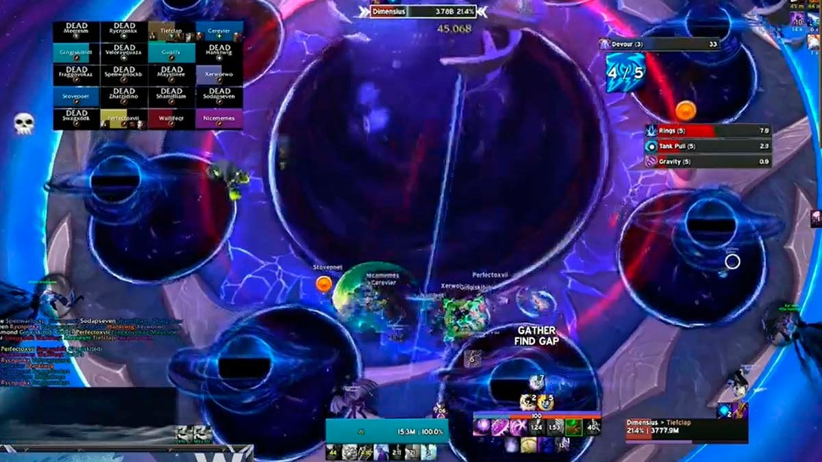 Dimensius WoW RWF Manaforge Omega raid — Team Echo PoV.