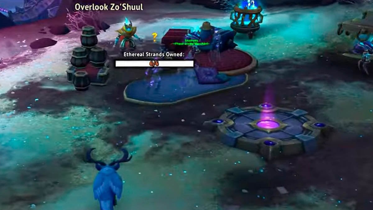 How to use Ethereal Strands in K'aresh.