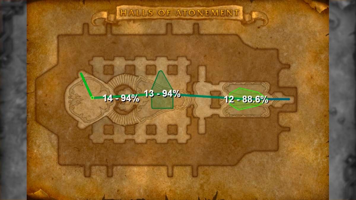 Halls of Atonement M+ route WoW TWW.