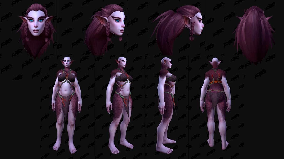 Haranir female look in WoW Midnight.